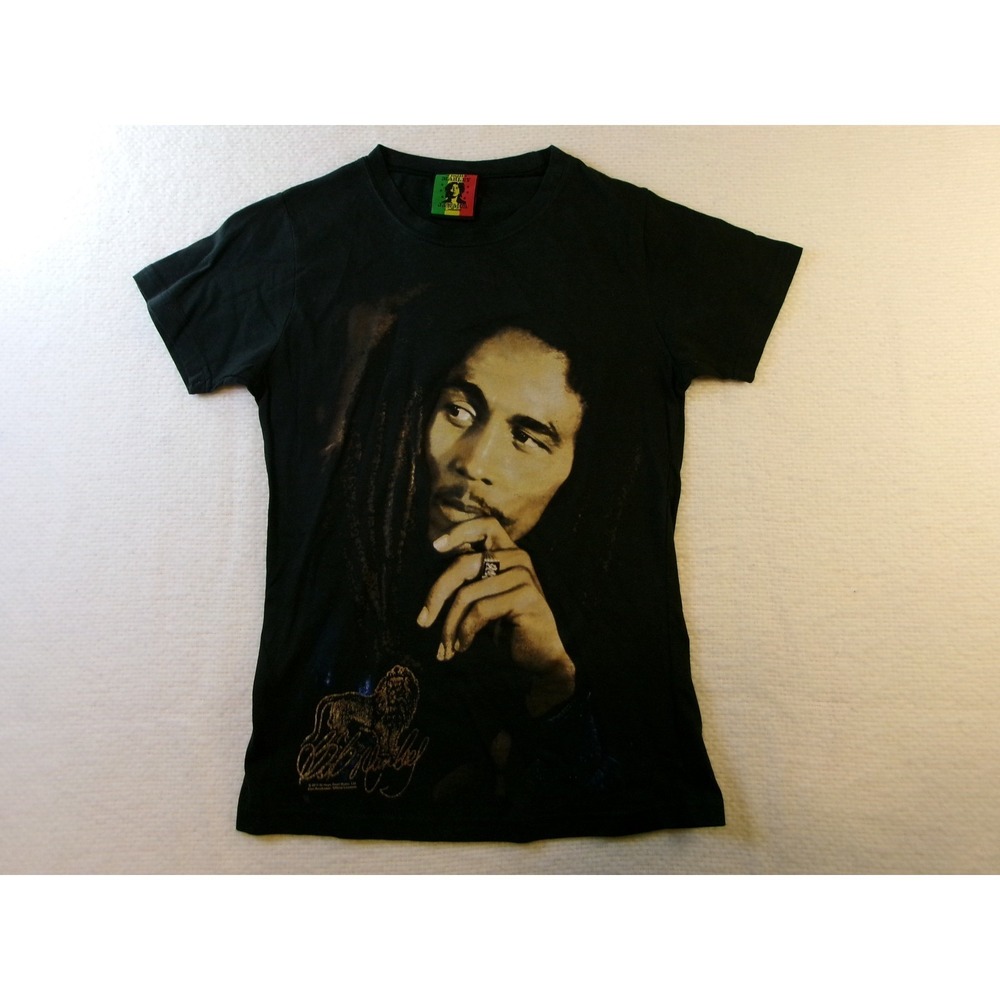 Bob Marley Jamaica Collection T-Shirt Mens‎ Large Black Zion Rootswear Graphic